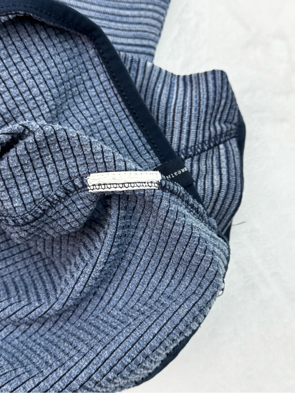 prAna Gatten Fleece Jacket Men's XL 1/4 Zip Pullover Long Sleeve Navy Blue - Picture 6 of 7